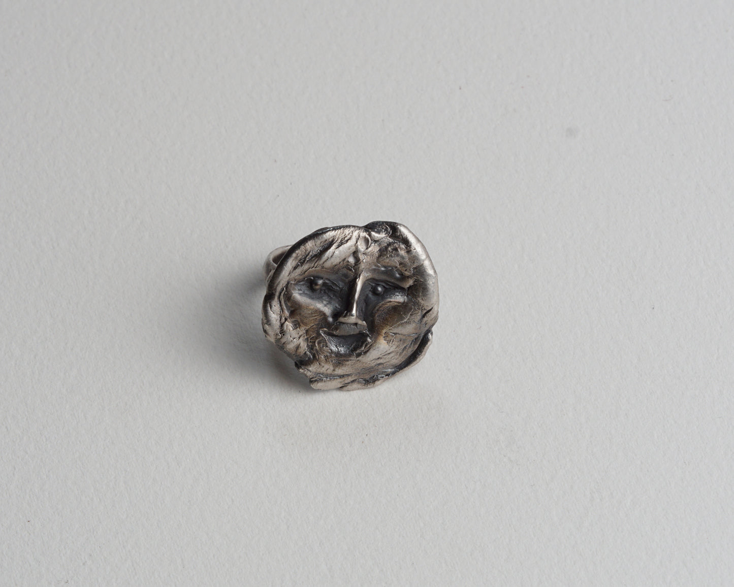 Moon Visage Ring