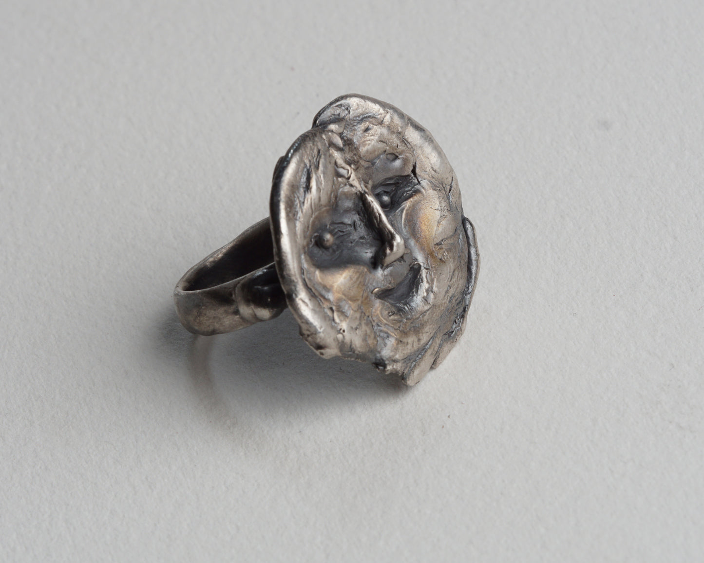 Moon Visage Ring