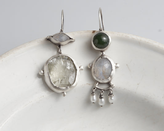 Moon Twins Earrings