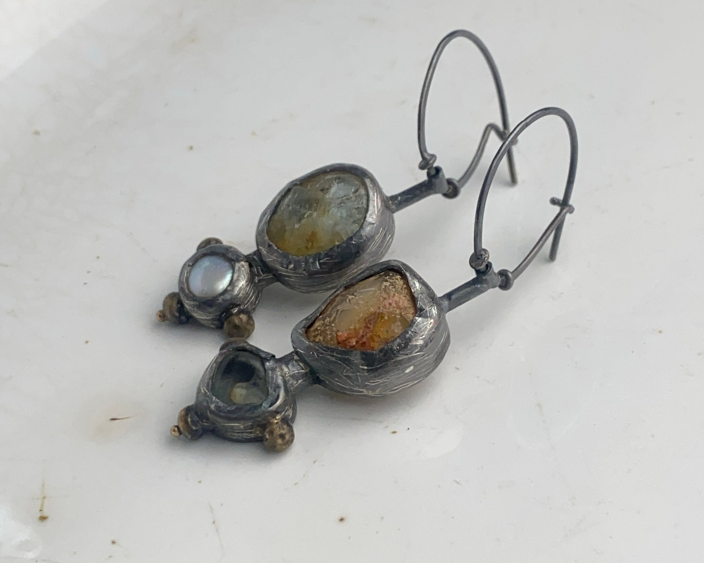 Fire & Ocean Artisan Earrings