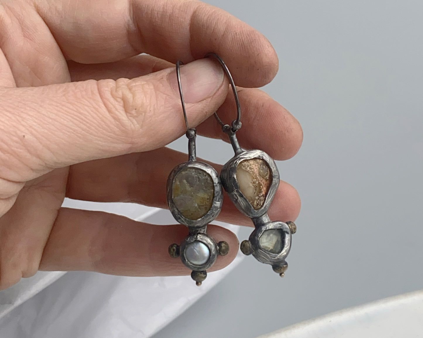 Fire & Ocean Artisan Earrings