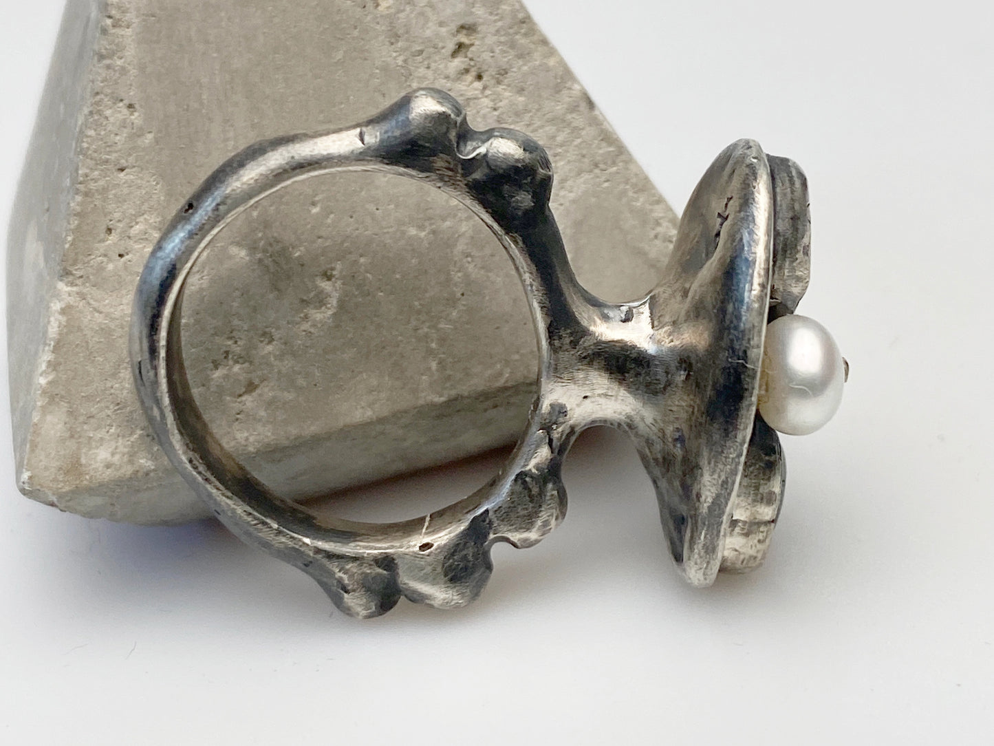 Moss Whisper Sterling Silver Ring
