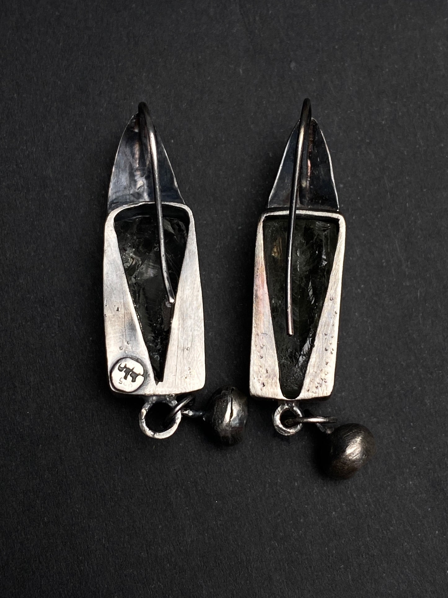 Archaic Elegance Prasiolite Earrings