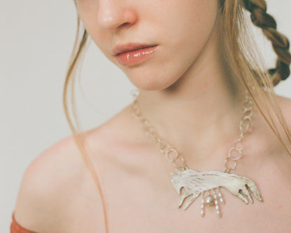 The Silver She-Wolf Necklace
