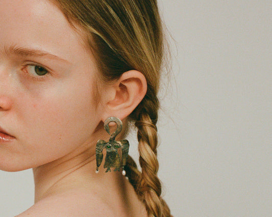 Swan Maiden Earrings