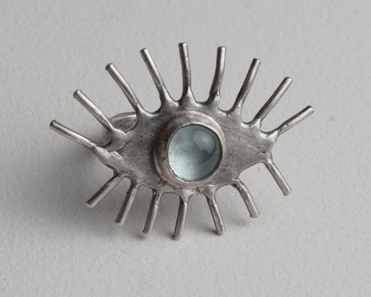 Aquamarine Gaze Ring