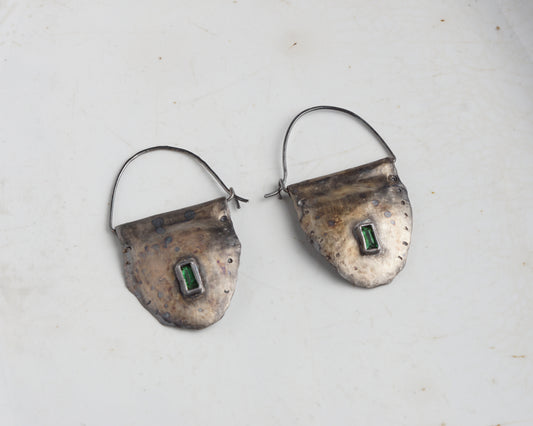 Hand-forged Silver Earrings