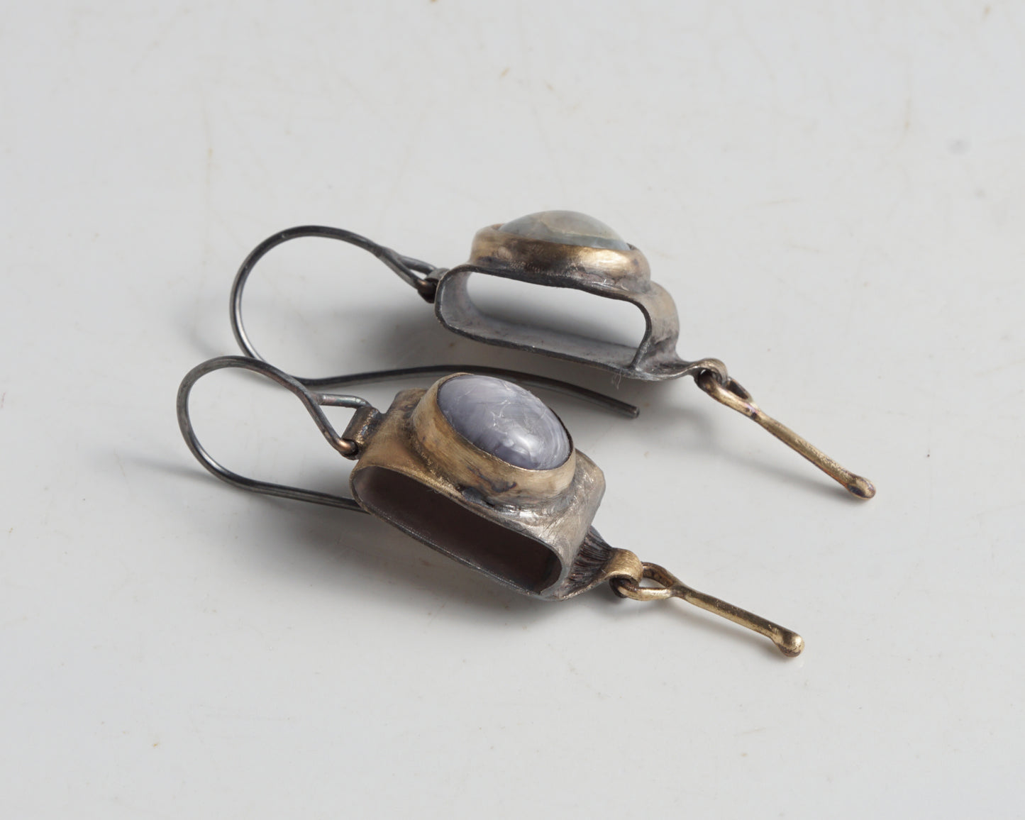 Moon Module Drop Earrings