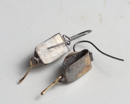 Moon Module Drop Earrings