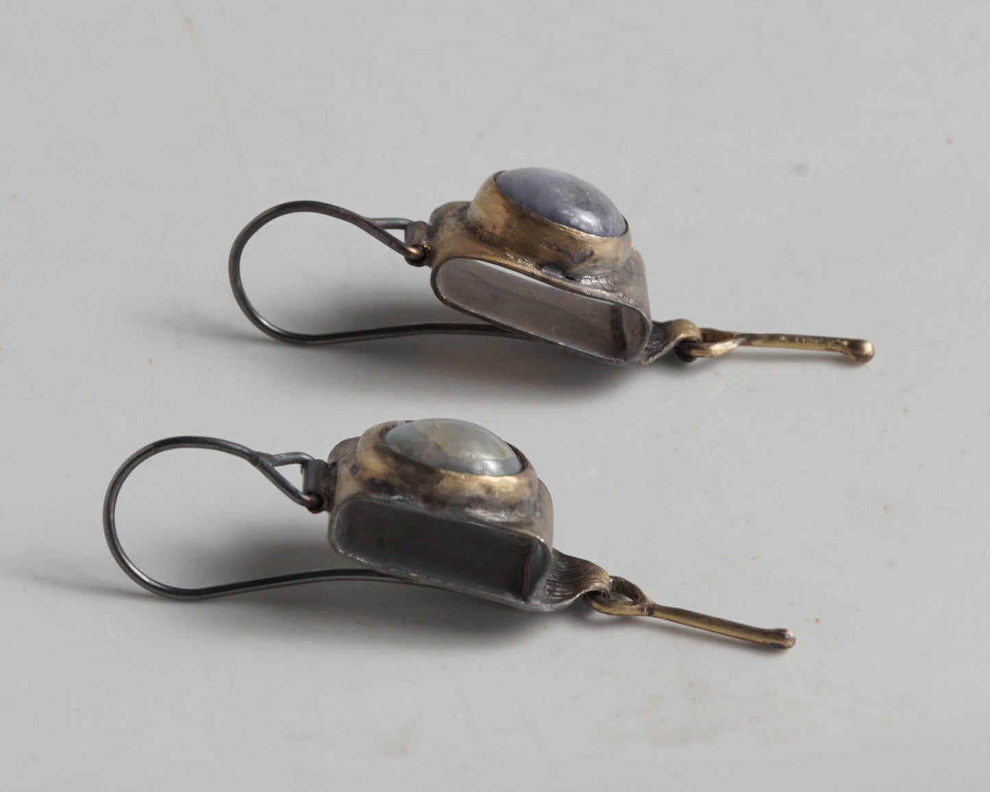 Moon Module Drop Earrings