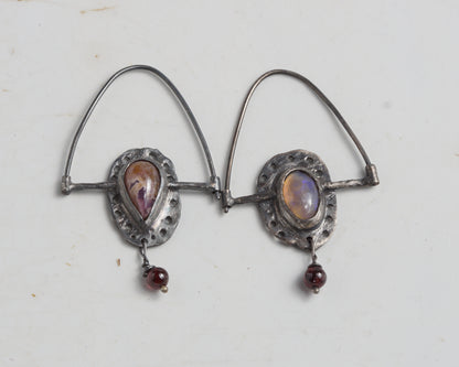 Relic Arc Opal Earrings