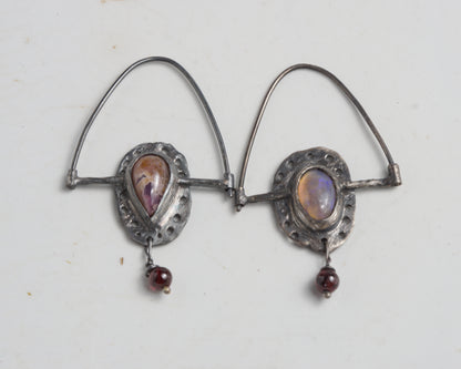 Relic Arc Opal Earrings