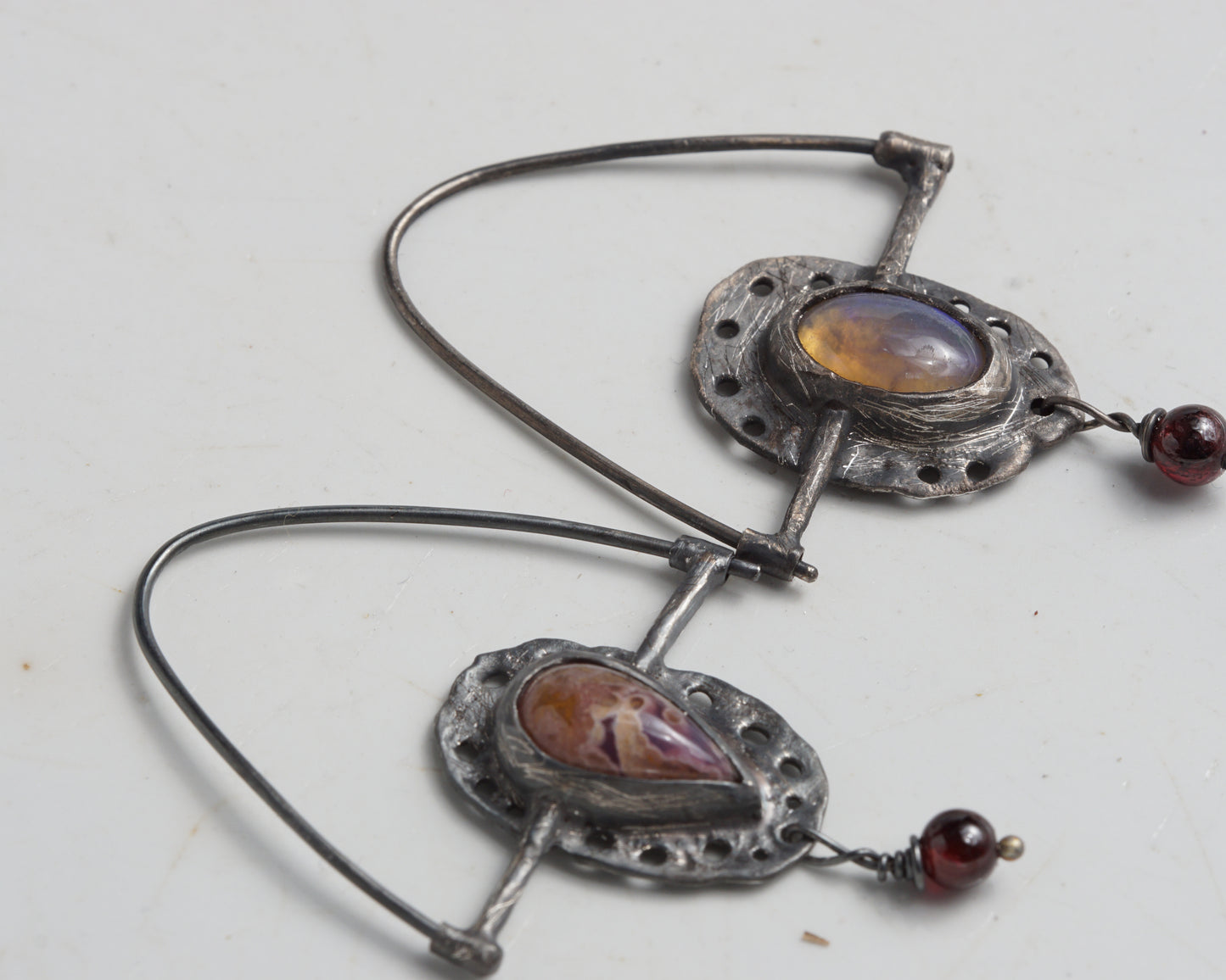 Relic Arc Opal Earrings