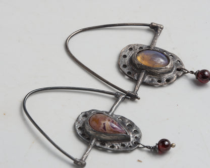 Relic Arc Opal Earrings