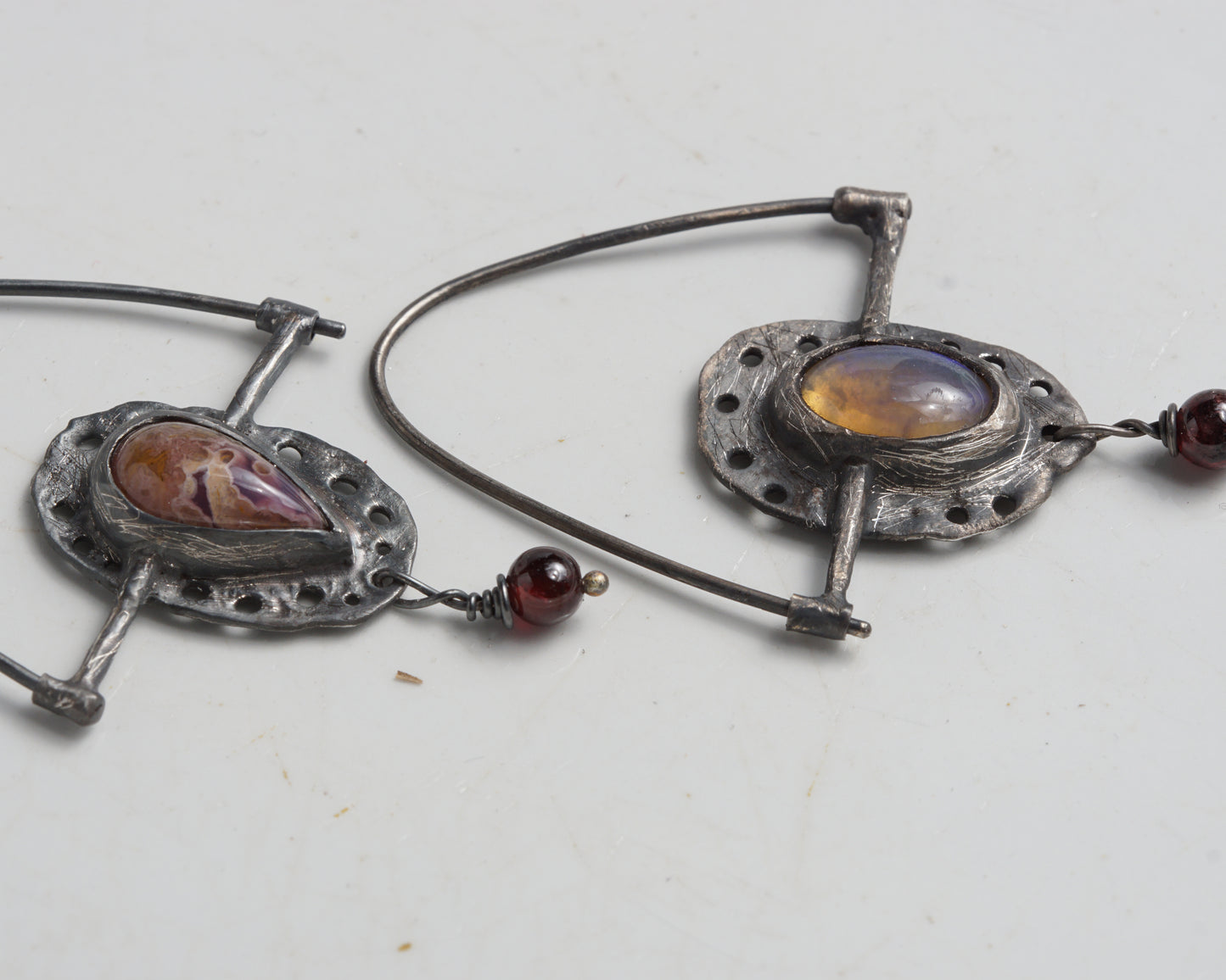 Relic Arc Opal Earrings