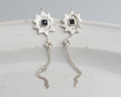 Tourmaline Star Earrings