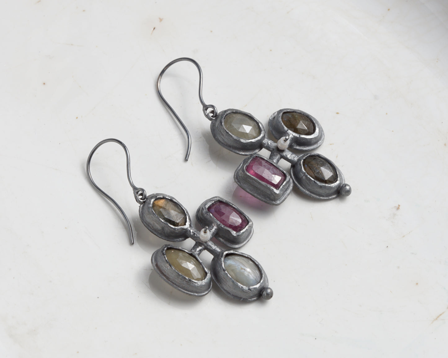 Mosaic Cross Earrings