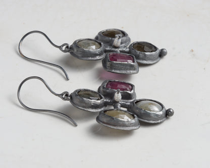 Mosaic Cross Earrings