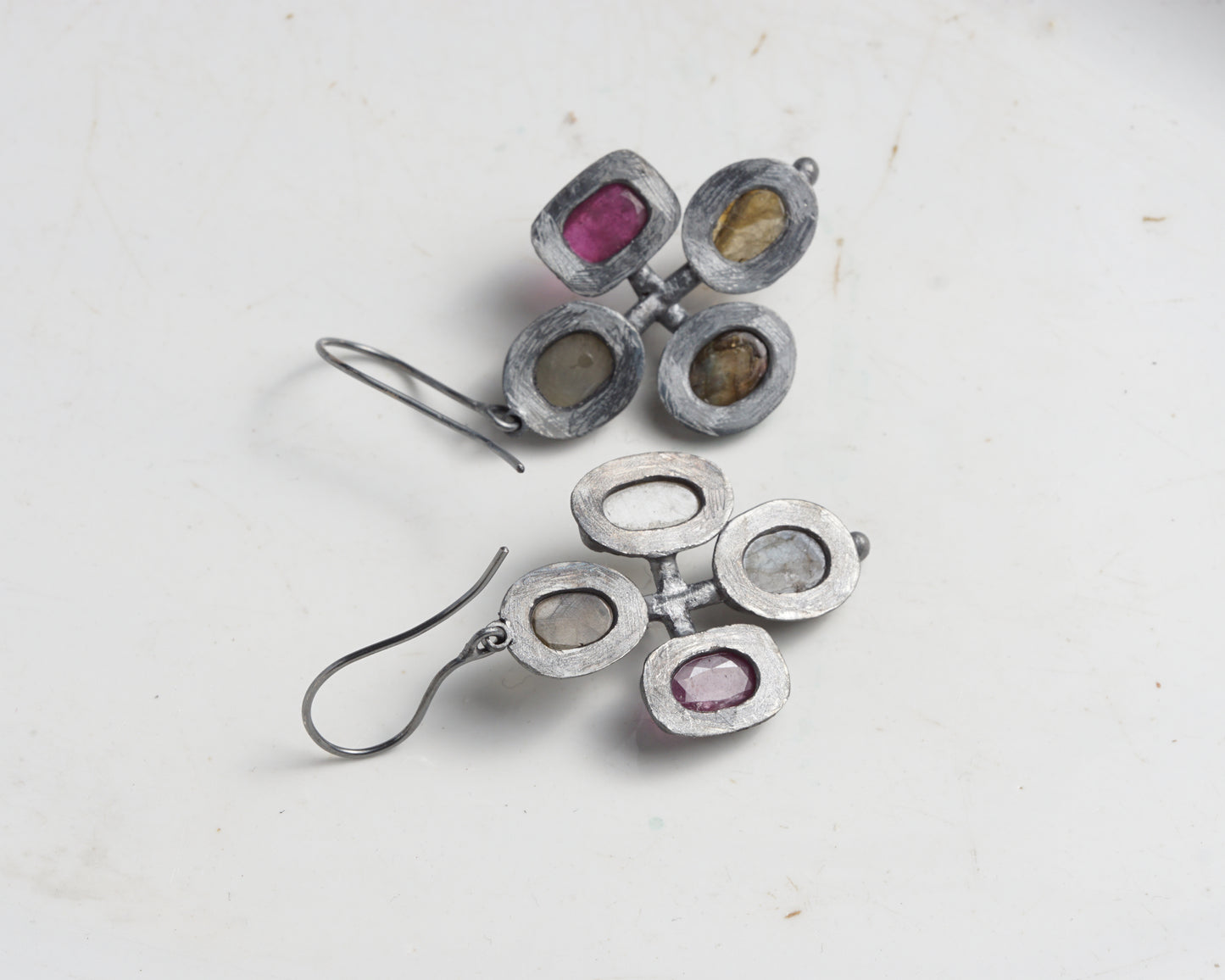 Mosaic Cross Earrings