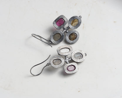 Mosaic Cross Earrings