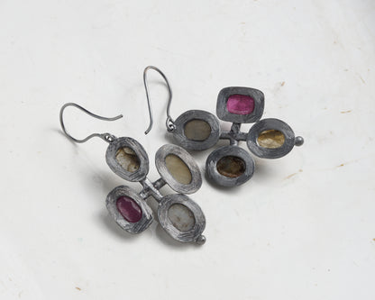 Mosaic Cross Earrings