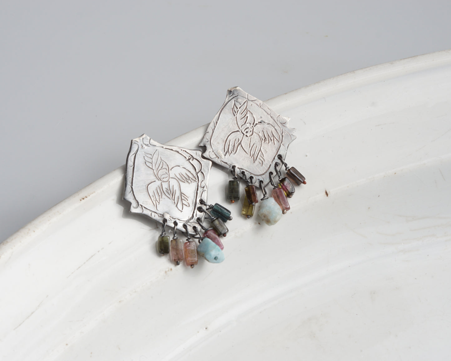 Seraphim Naive Silver Earrings