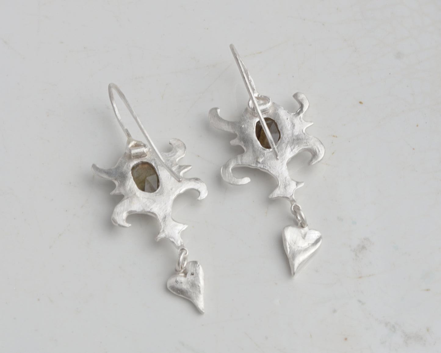 Raw Carving Earrings