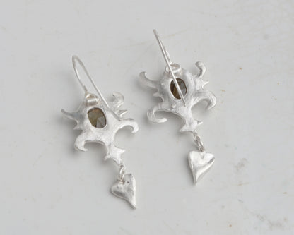Raw Carving Earrings