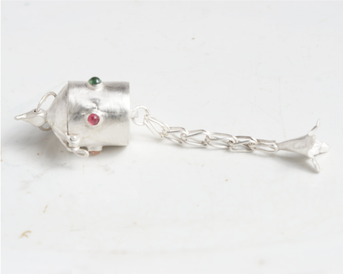 Silver Locket Box Pendant