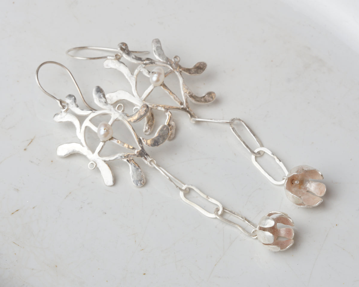 Openwork earrings