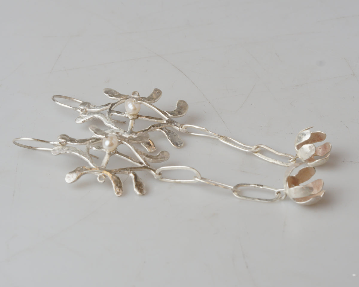 Openwork earrings