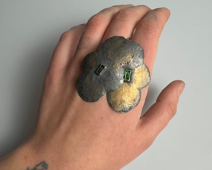 Forged Leaf Earrings