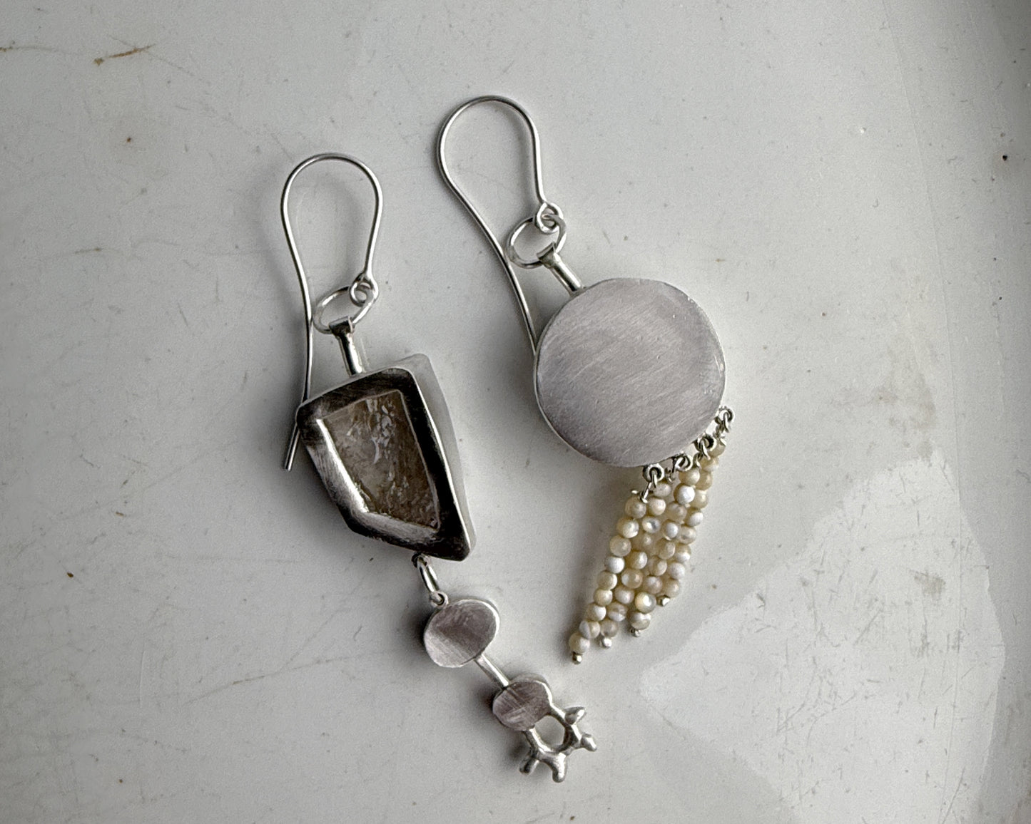 Golden Glow Mismatched Earrings