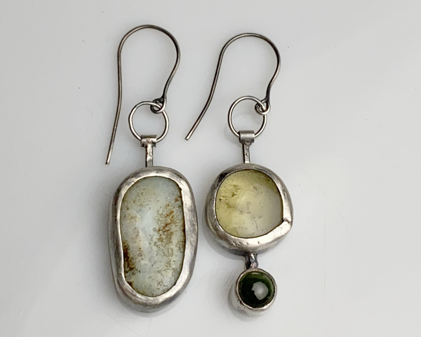 Tourmaline & Pomegranate Earrings