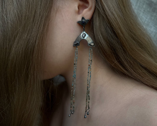 Dark Marfa  Earrings