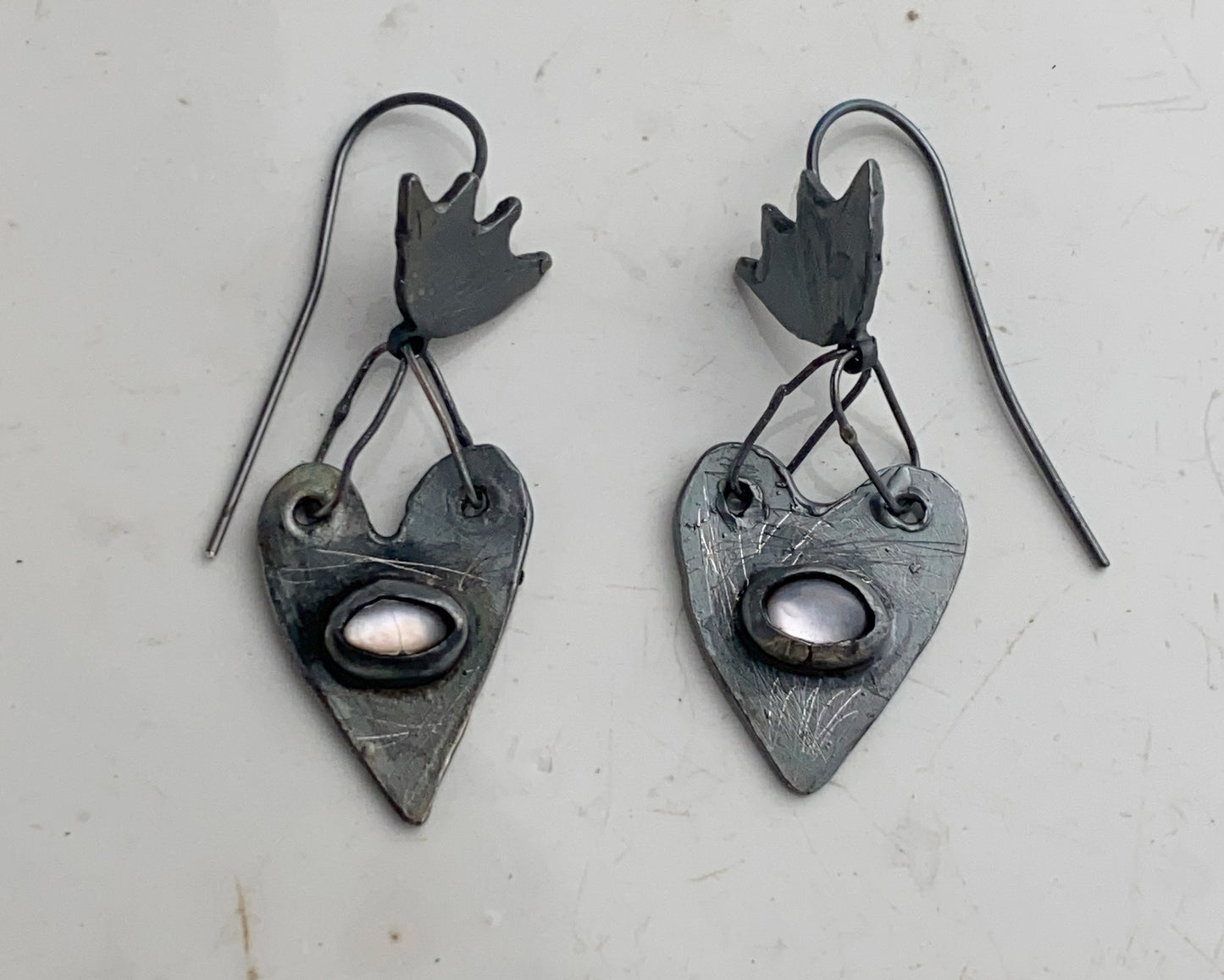 Black Heart Earrings