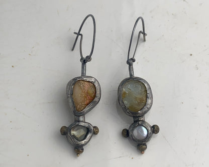 Fire & Ocean Artisan Earrings