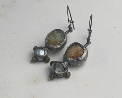 Fire & Ocean Artisan Earrings
