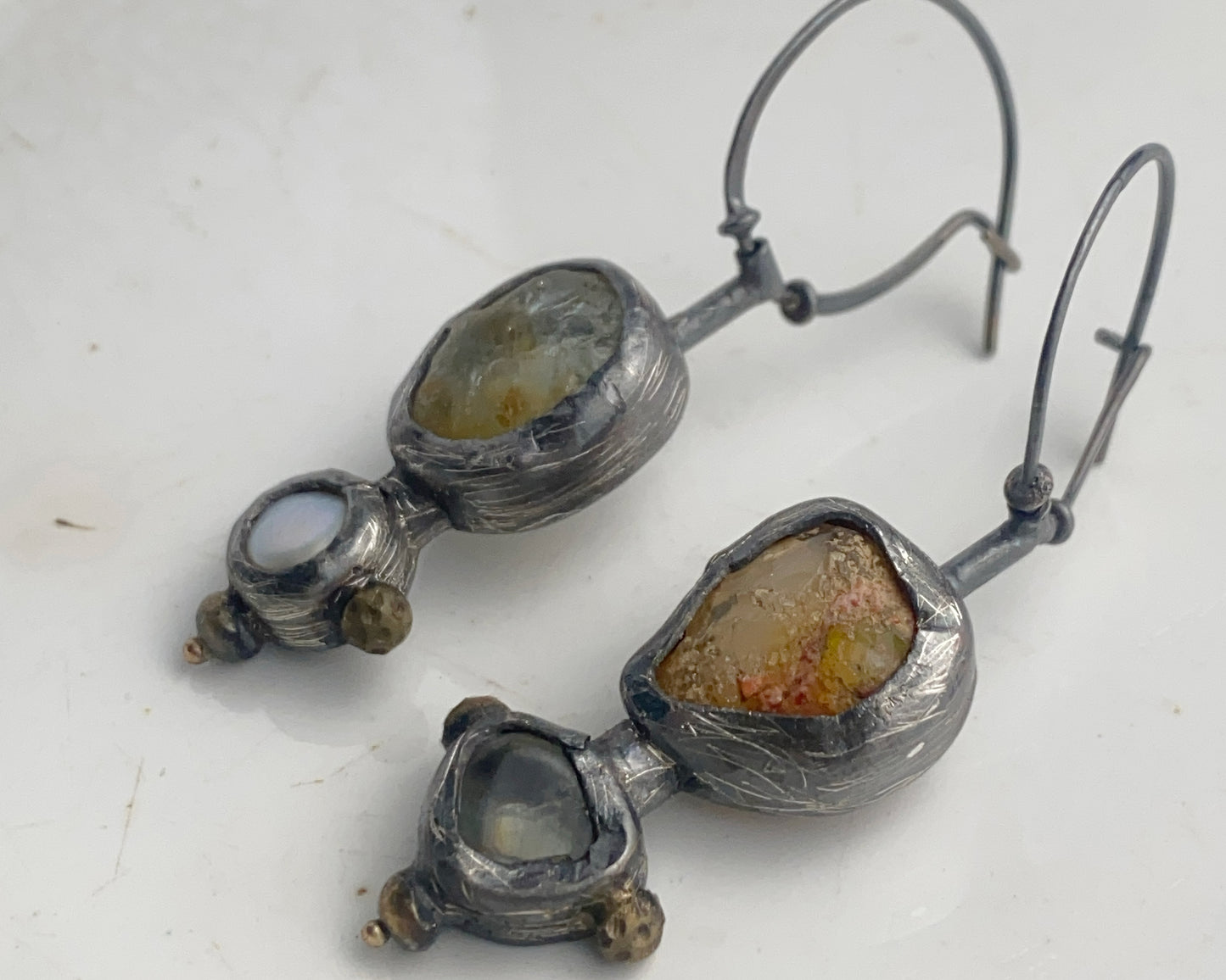 Fire & Ocean Artisan Earrings