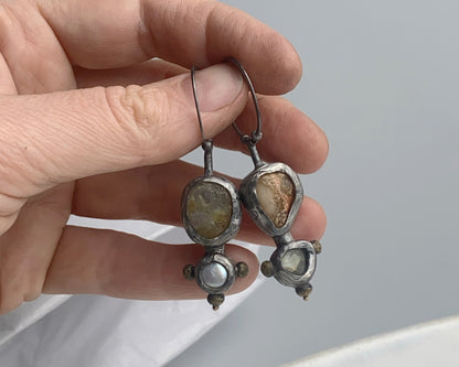 Fire & Ocean Artisan Earrings