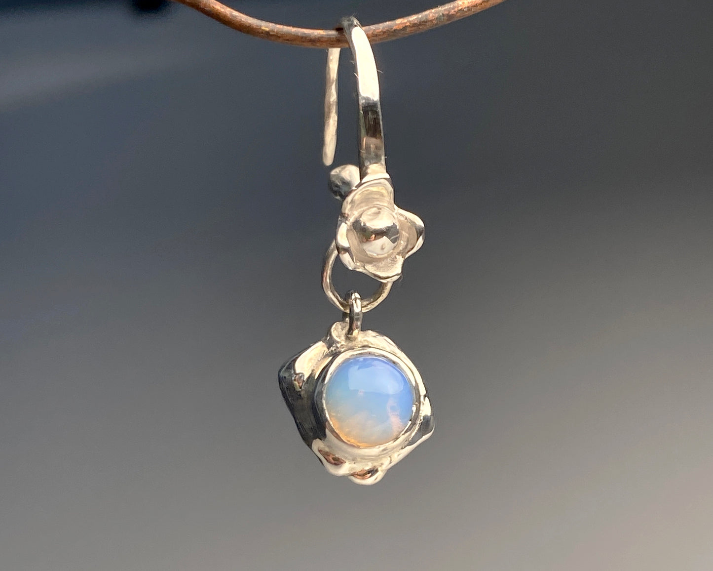 Moonstone Mono Earring