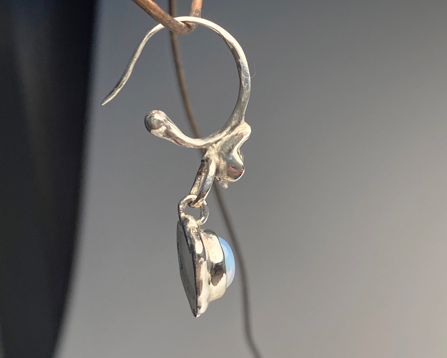 Moonstone Mono Earring