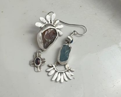 Fire & Water  Earrings