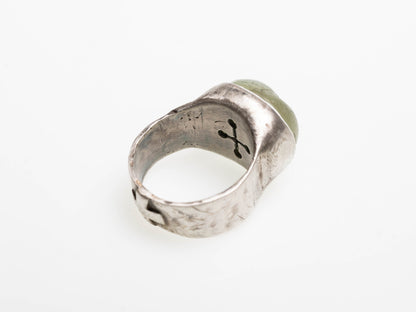 Moon face ring